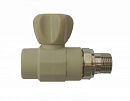 Кран полипр. шаровой радиаторный прямой Д=25*3/4 FV-Plast с доставкой в NAME